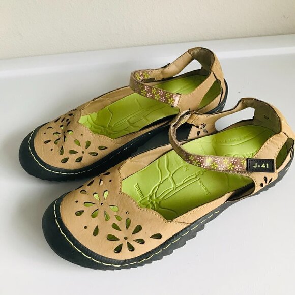 J-41 Kelly Beige Vegan Mary Jane  Shoes Size 8 - Picture 4 of 7